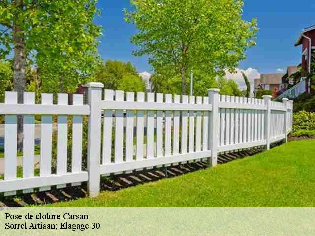 Pose de cloture carsan-30130 Sorrel Artisan; Elagage 30